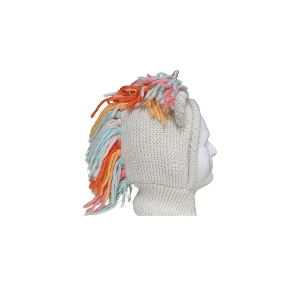 Unicorn Hooded Scarf Kids 8-16 Target Ivory Knit Tassel Scarf Hoodie Ears Horn